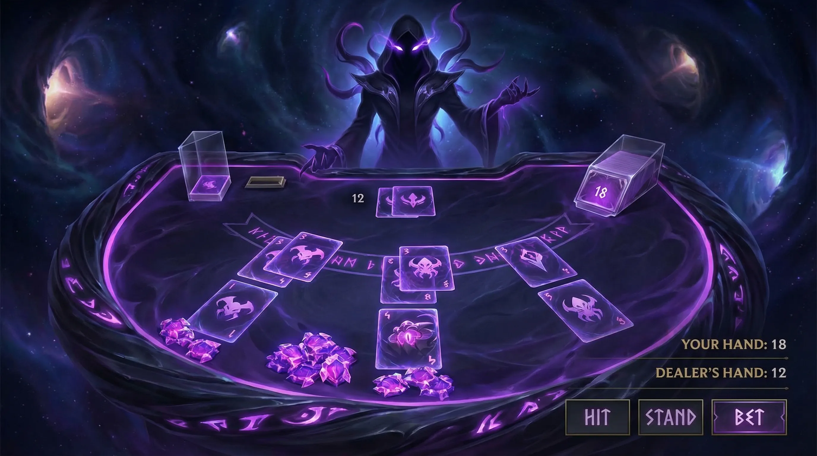 Mesa de Blackjack do Vazio luckbet